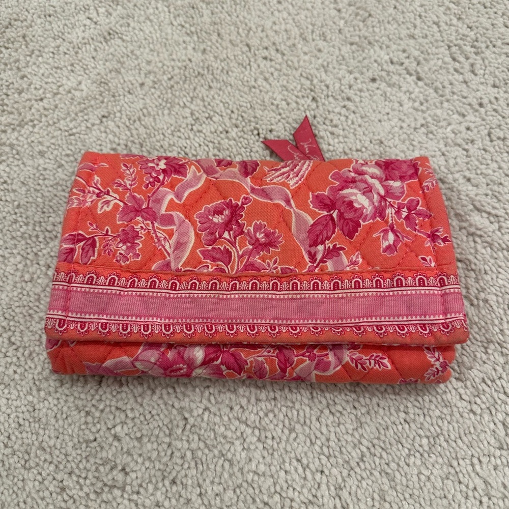 Vera Bradley Hope Toile Tri-Fold Wallet